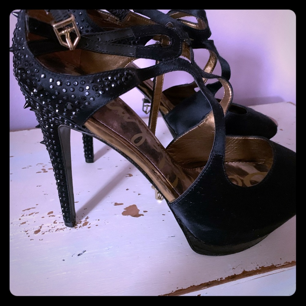 Sam Edelman spiked platform heels